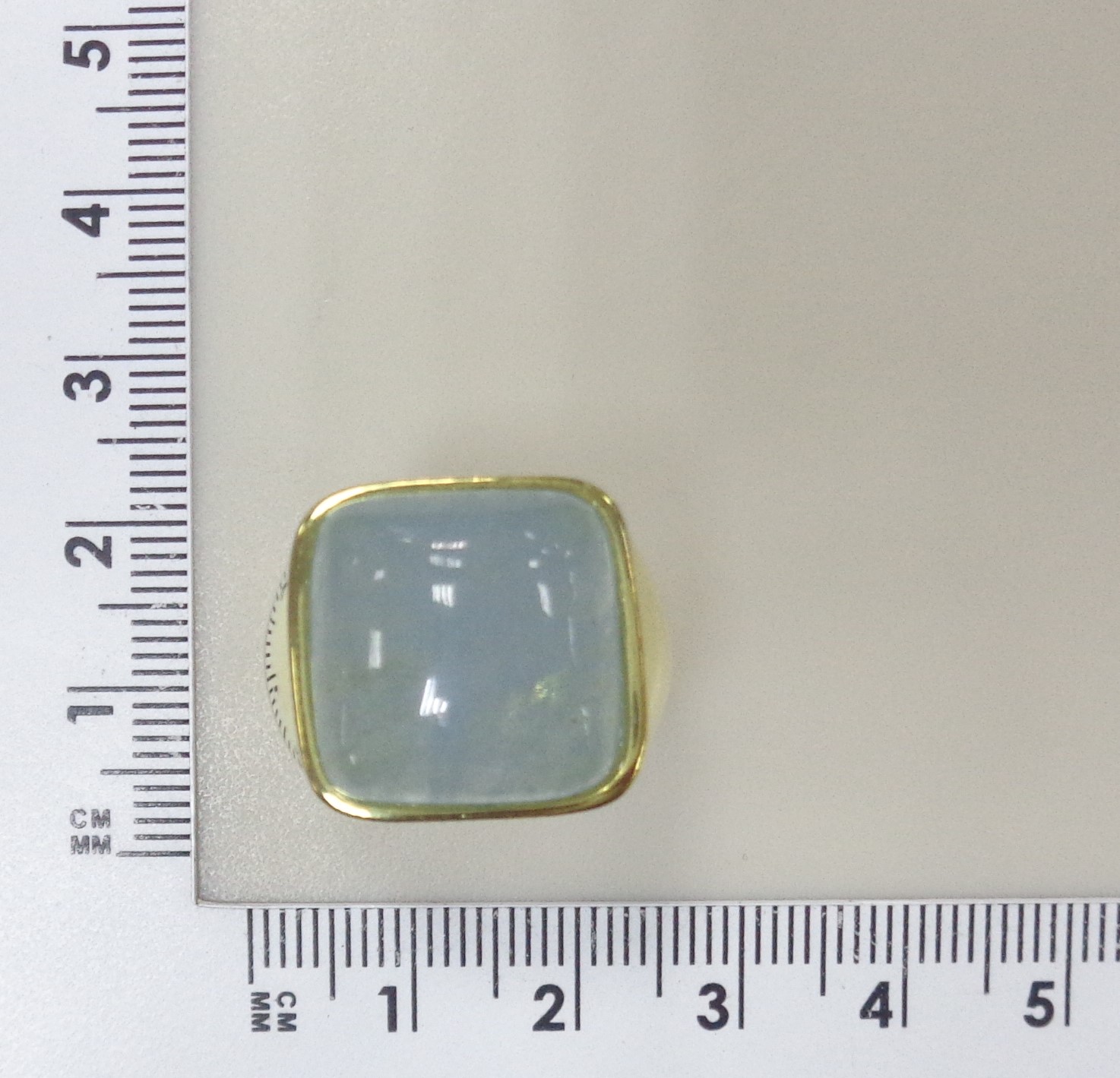 Серебряное кольцо с аквамарином